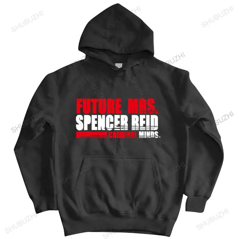 

new arrived coat men brand hoodie Future Mrs Spencer Reid Quote Criminal Minds pullover autumn winter hoody sweatshirt