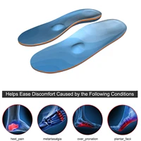 blue wave ifitna original length high arch support insoles memory foam for men and women flat feet orthotic inserts