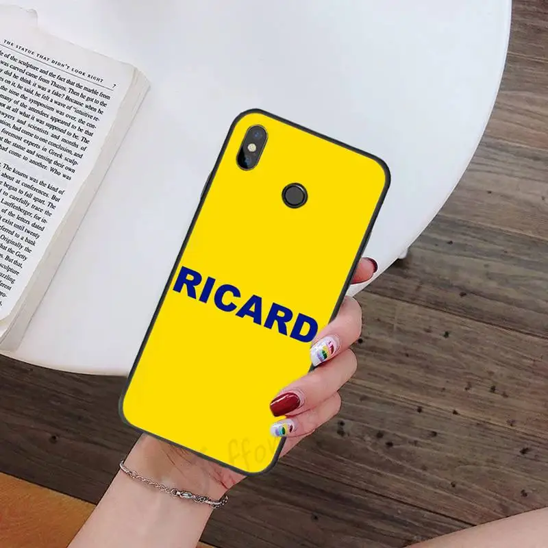 

Ricard famous Top ten liqueur Aniss Phone Case For Xiaomi Redmi note 7 8 9 t k30 max3 9 s 10 pro lite