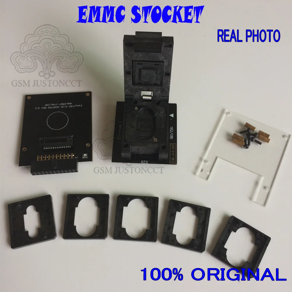 Новый оригинальный легкий JTAG eMMc гнездо адаптера (EMMC 153/169/162/186/221/529) для плюс