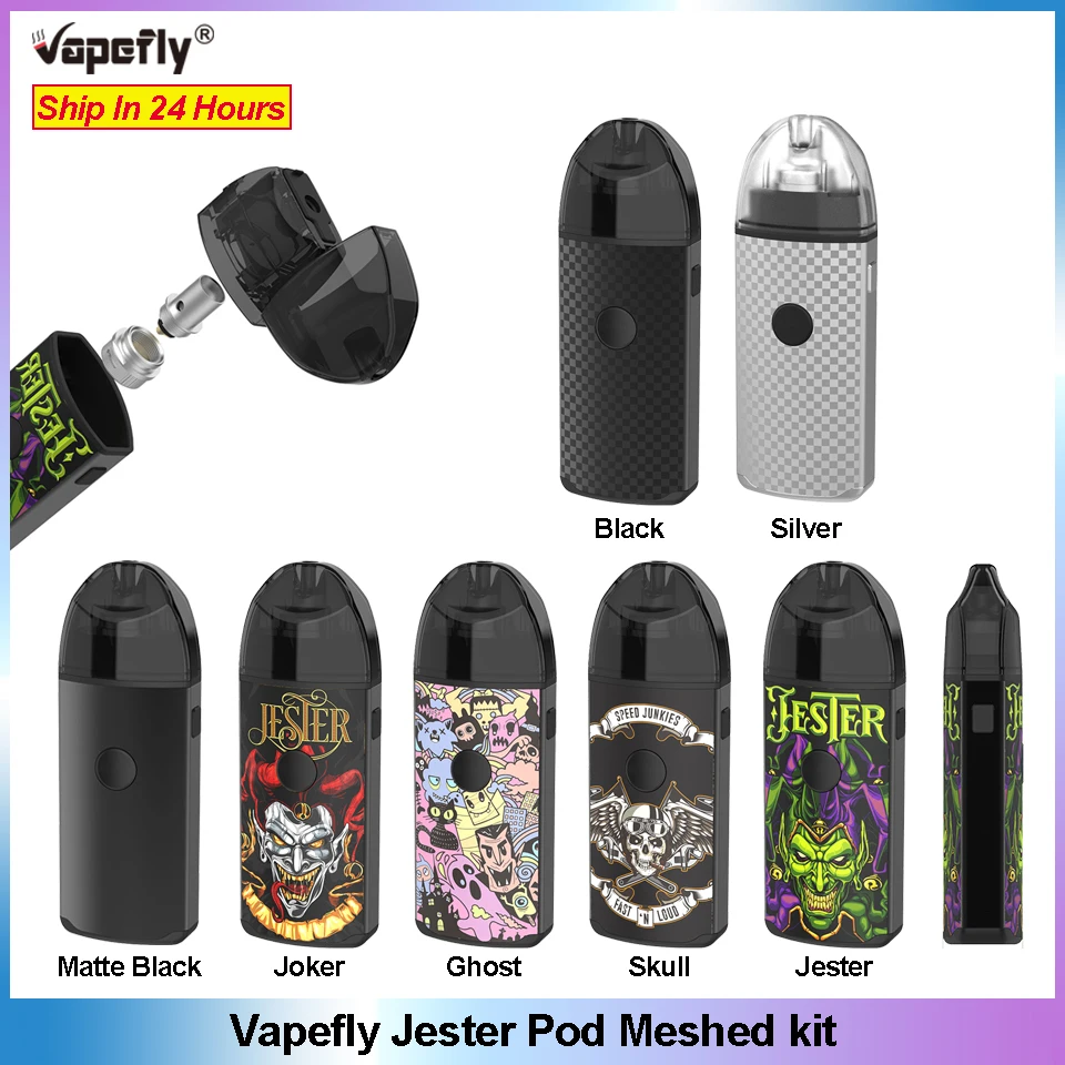 Вейп набор Vapefly Jester Meshed электронная сигарета картридж для капель 1000 мА · ч 2