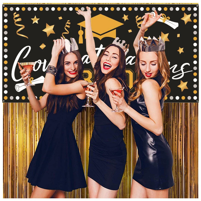 2020 украшения на выпускной поздравления градиентные топперы для торта