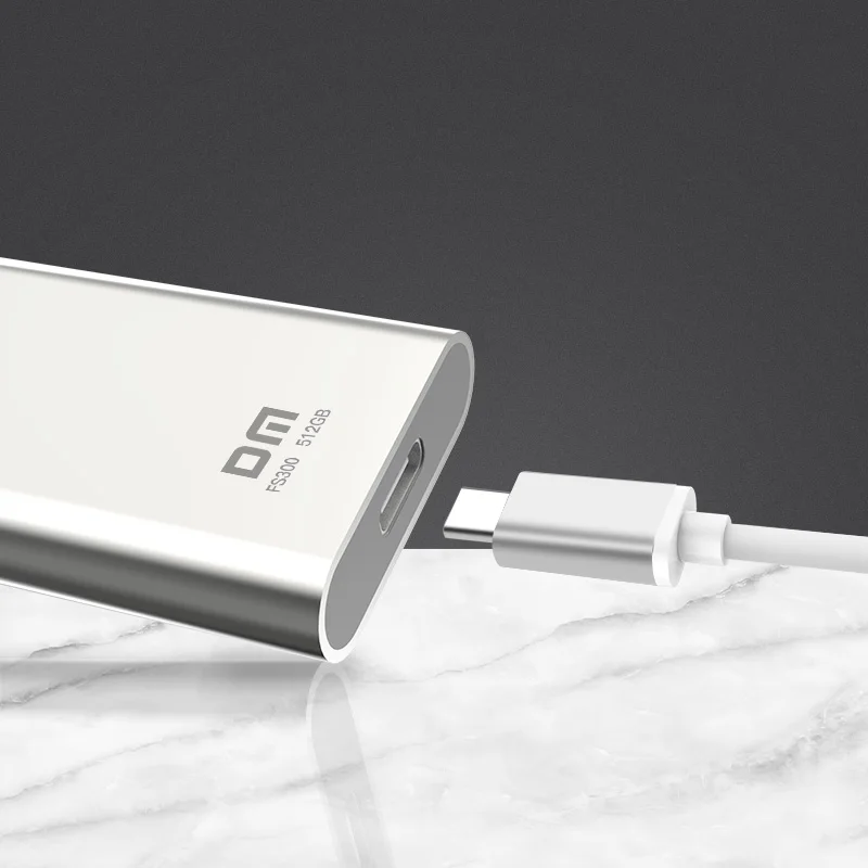 DM FS300 Внешние накопители 256 ГБ/512 ГБ/1 ТБ Портативный жесткий диск SSD Внешний