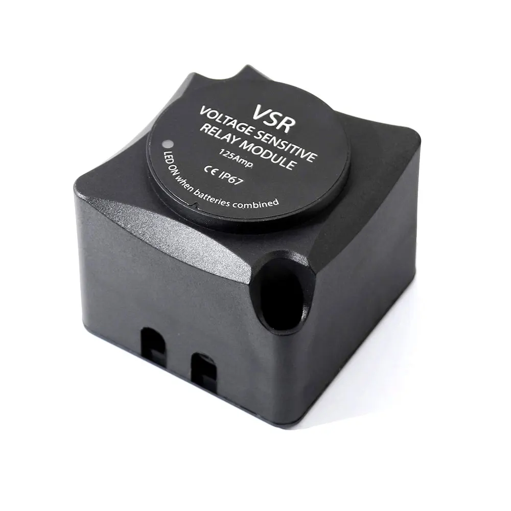 Напряжение зондирования реле (VSR) 12V 125Amp IP67-Automatic порт для зарядки через того чтобы