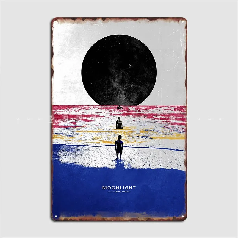 

Плакат с Луной металлическая табличка настенная пещера домашняя Классическая настенная фотоплакат