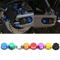 colour motorcycle head screw cover decorative parts for yamaha kawasaki honda car styling cover modification accessories