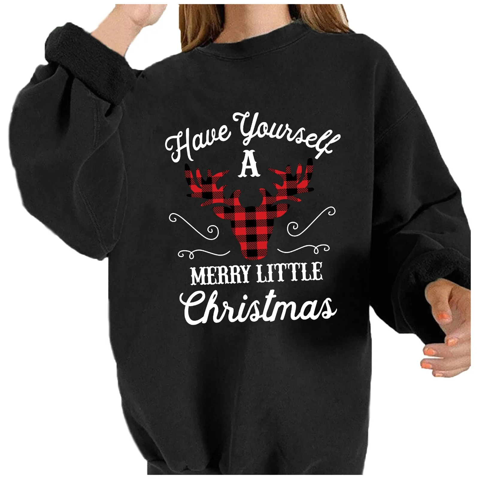 

Ladies Sweatshirt Printing Long SleeveClubbing Casual Pullover Tops