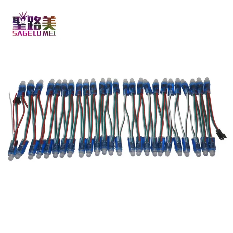 1000 шт. 12 мм WS2811 полный Цвет светодиодный пиксель светильник Модуль DC 5V вход IP68