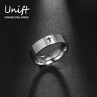 Винтажное кольцо с крестиком 68 мм из нержавеющей стали, обручальное кольцо для пары, мужские и женские аксессуары, Bless Christian, классические повседневные украшения