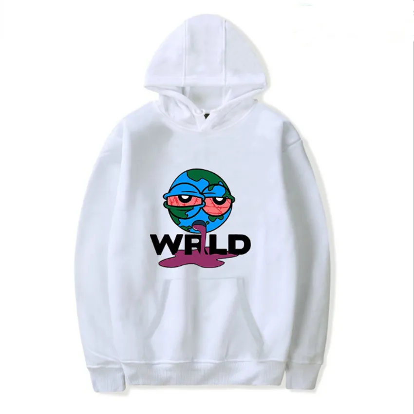 Свитшот с капюшоном в стиле хип-хоп принтом | Мужская одежда