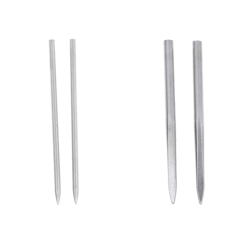 

2pcs 80mm Long Stainless Steel Fid Lacing Stitching Needle with 2mm/3mm