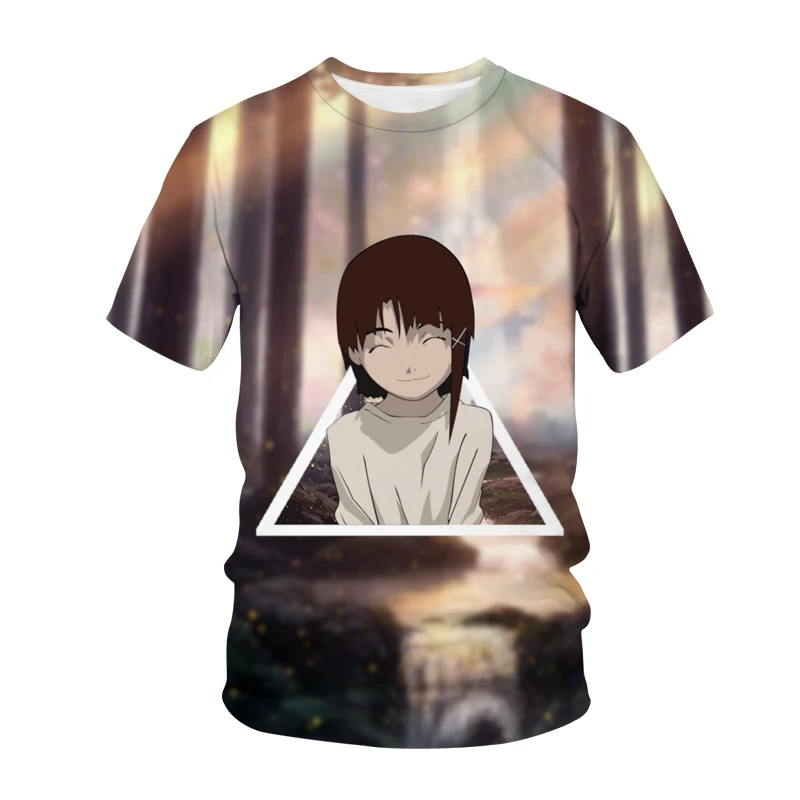 Футболка Мужская/женская с 3D-принтом серийных экспериментов модная уличная