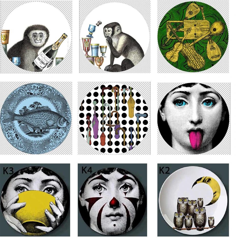 Декоративная тарелка для ресторана бара домашний декор настенная в итальянском