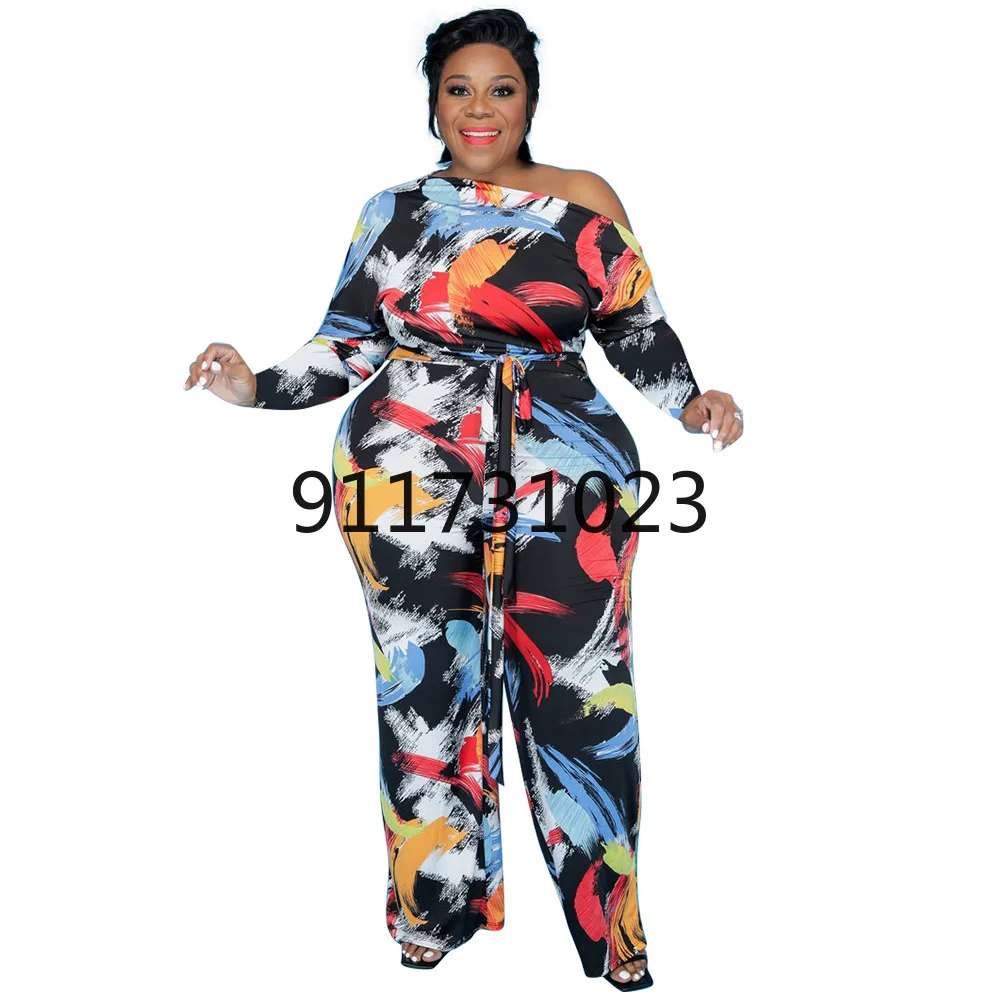 Африканский комбинезон для женщин на весну и осень Женский Длинный из полиэстера