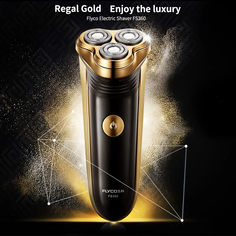 Бритва для мужчин модный триммер бороды Maquina De Afeitar Electrica Para Hombre Flyco FS360