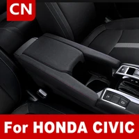 center console gears center armrest turn fur interior decor for honda civic 10th 2016 2017 2018 2019 2020 2021 car accessories