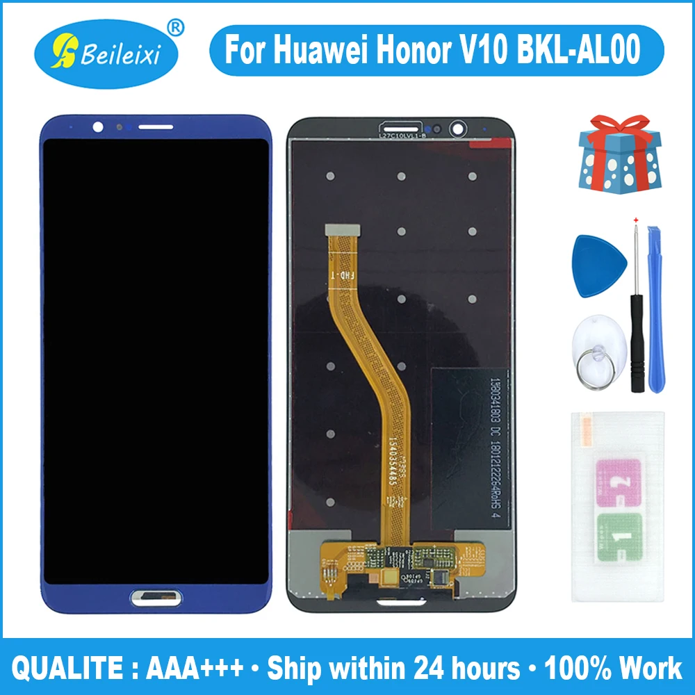 Для Huawei Honor V10 BKL AL00 AL20 L09 ЖК дисплей сенсорный датчик дигитайзер в сборе для View 10