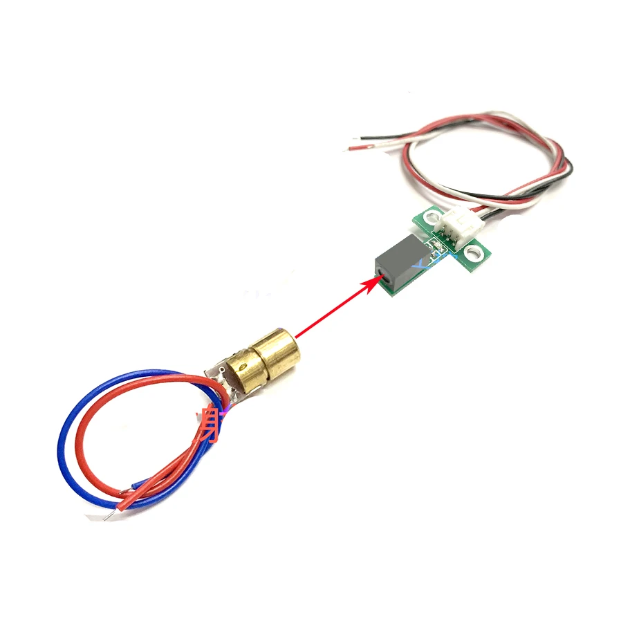 Лазерный детектор постоянного тока 5 В датчик сигнализации расстояние