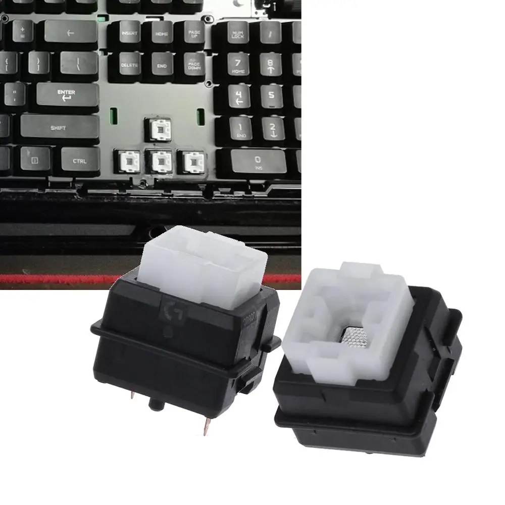 2 шт. оригинальный Romer-G Переключатель Omron Axis для Logitech G910 G810 G413 K840 RGB клавиатура Switch |