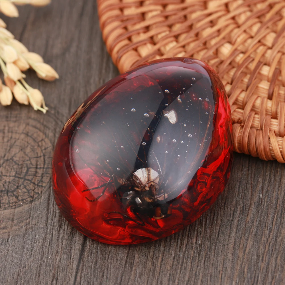 1 шт. модные натуральные насекомые янтарный цвет оригинальные скорпионы Бабочка