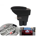 Подлокотник для Honda City 2009  2014, коробка для центральной консоли, автомобильный подлокотник, пепельница, ящик для хранения с подстаканником