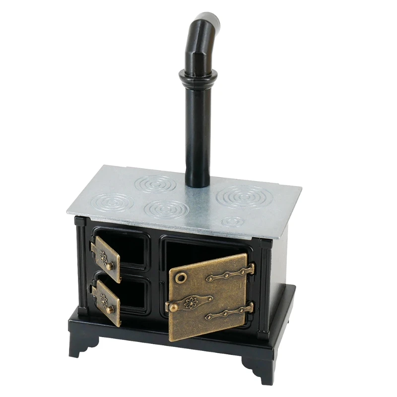 112 scale mini stove chimney model dollhouse miniature accessories kitchen toy doll house furniture decoration free global shipping