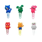 1 шт. Симпатичные книжные закладки для книг с мультяшными фигурками, книжные закладки, бумажные зажимы, держатель для страниц для школы, учителя, офисные принадлежности, подарок для детей