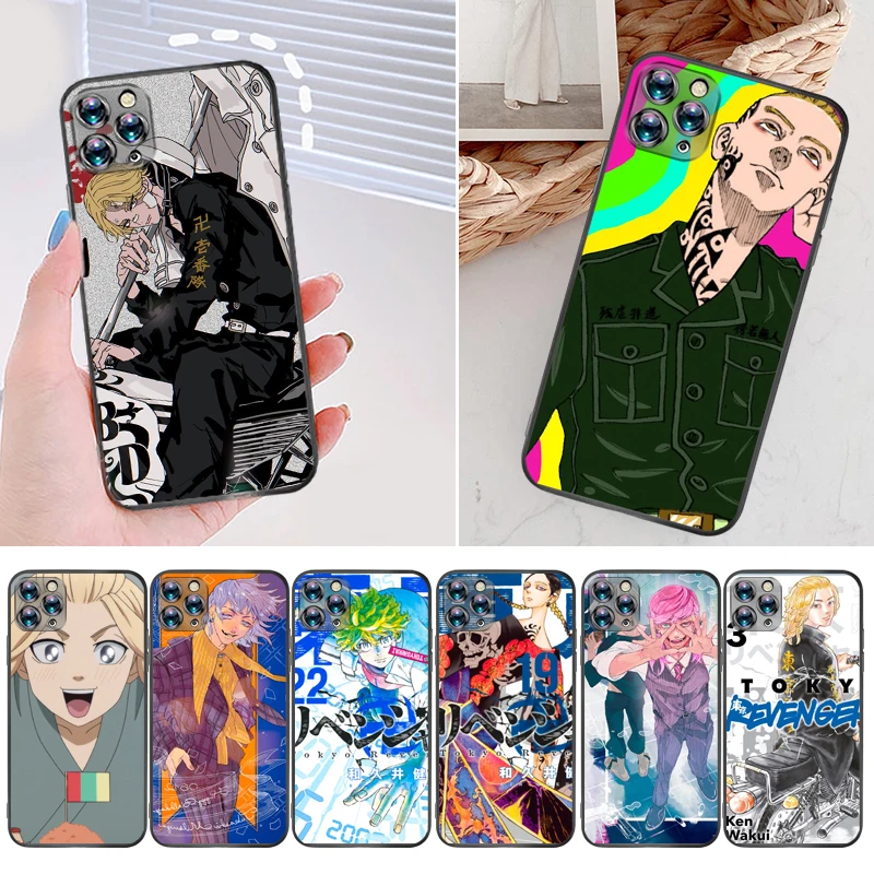

Toko Revengers Janpan Cartoon Phone Case For iPhone 12 Pro MAX SE 2020 12Mini Back Cover Coque Soft TPU Carcasa