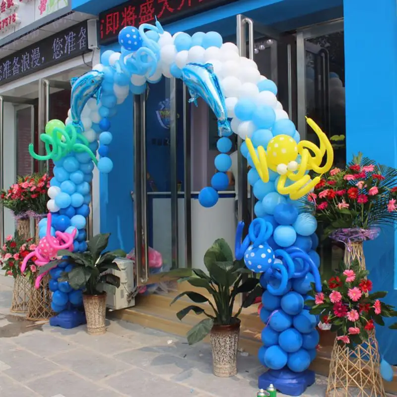 50 шт./компл. застежка для воздушного шара пластиковый зажим скоба кольцо-зажим