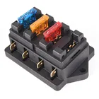 Автомобильный 4-сторонний блок предохранителей горячая Распродажа, 12 В24 В + 4-сторонний предохранитель