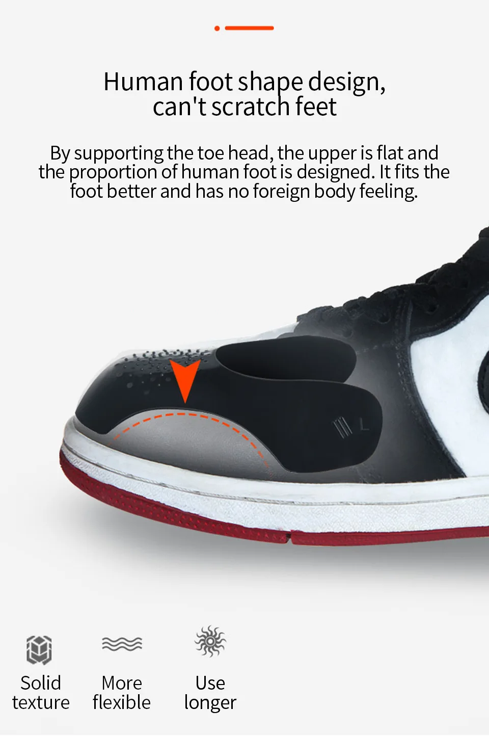 AJ1 shoe shield toe wrinkle and crease proof AF1 Air Force No. 1 shoe shoe shoe shoe shoe toe shield artifact AJ man