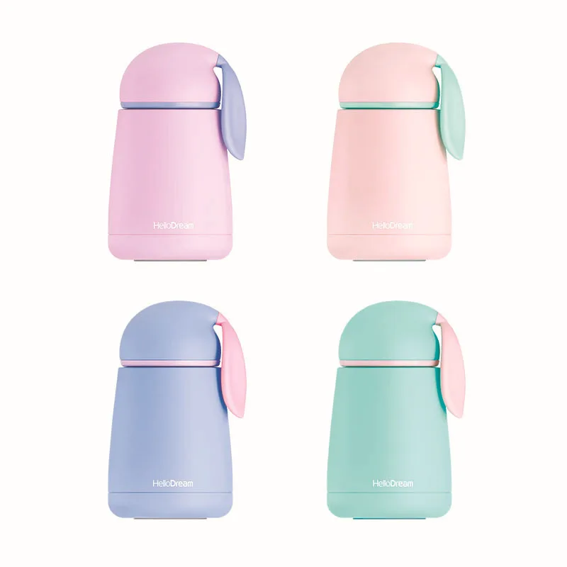 

Rabbit Thermo Cup Stainless Steel kids Thermos bottle For water Thermo Mug Cute Thermal vacuum flask children Tumbler Thermocup