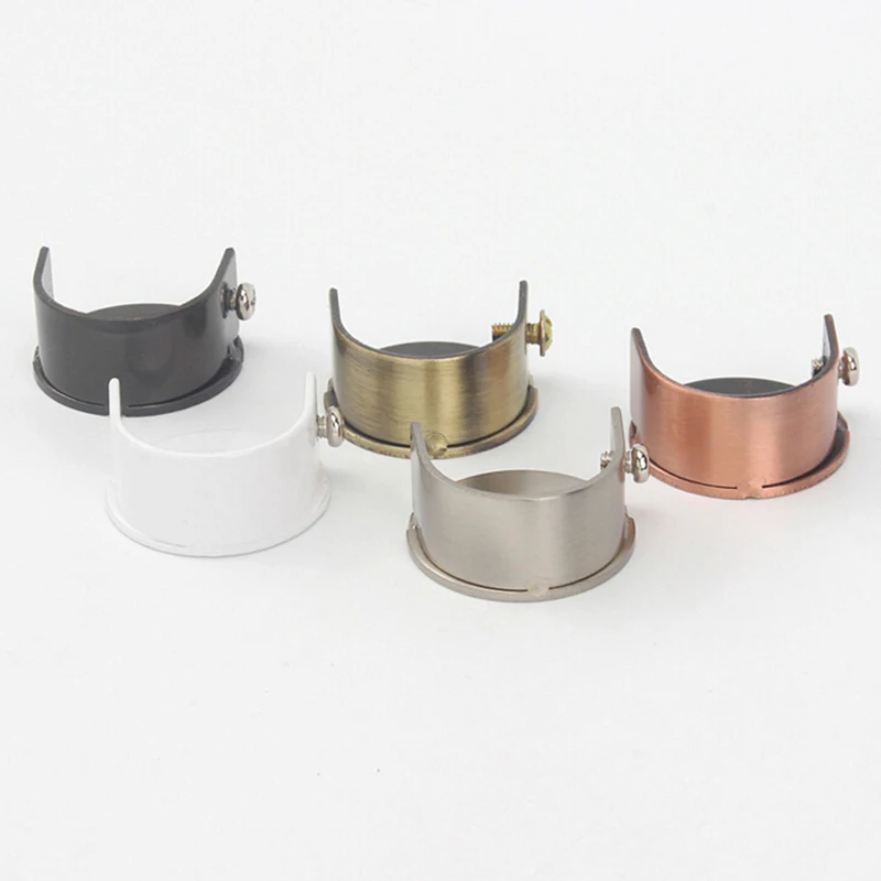 Высокое качество 28 мм диаметр трубы покрытие карниз опорный кронштейн круглое