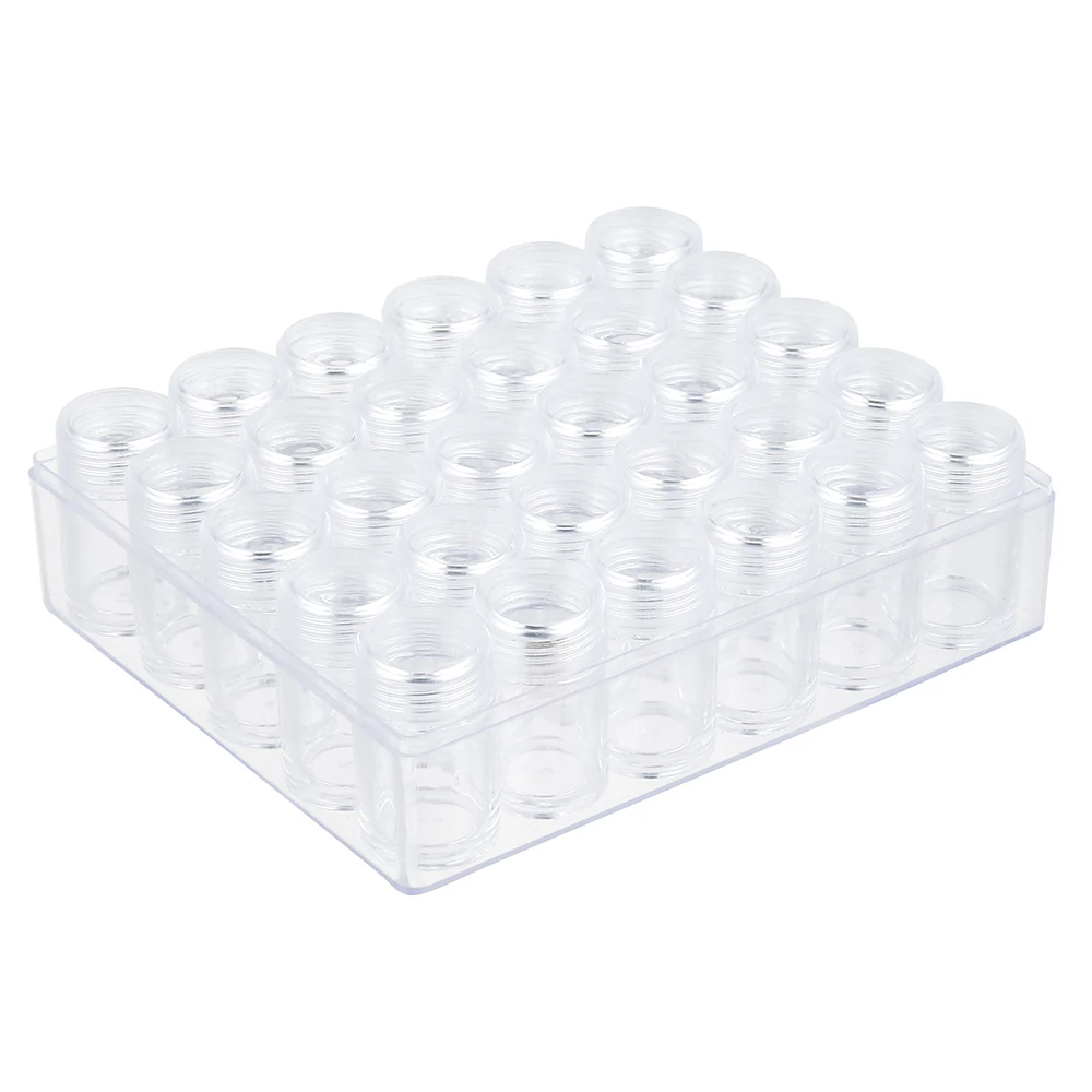 

30 Grits Adjustable Compartment Plastic Storage Box Jewelry Earring Bead Screw Holder Case Display Organizer Container
