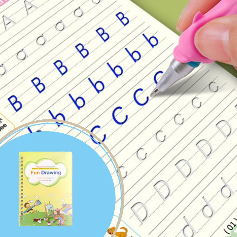 

4 шт., набор для обучения каллиграфии по методу Монтессори