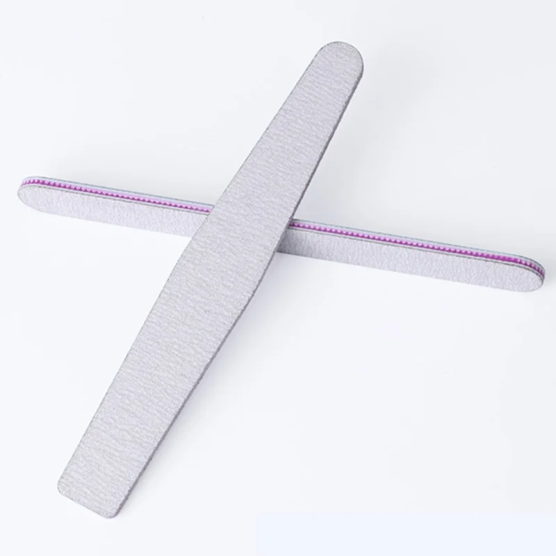 

5Pcs/Lot Nail File Sponge Purple Core 100/180 Grit Sanding Buffer Block Pedicure Manicure Care Tools Grey Half Moon Multi Shape