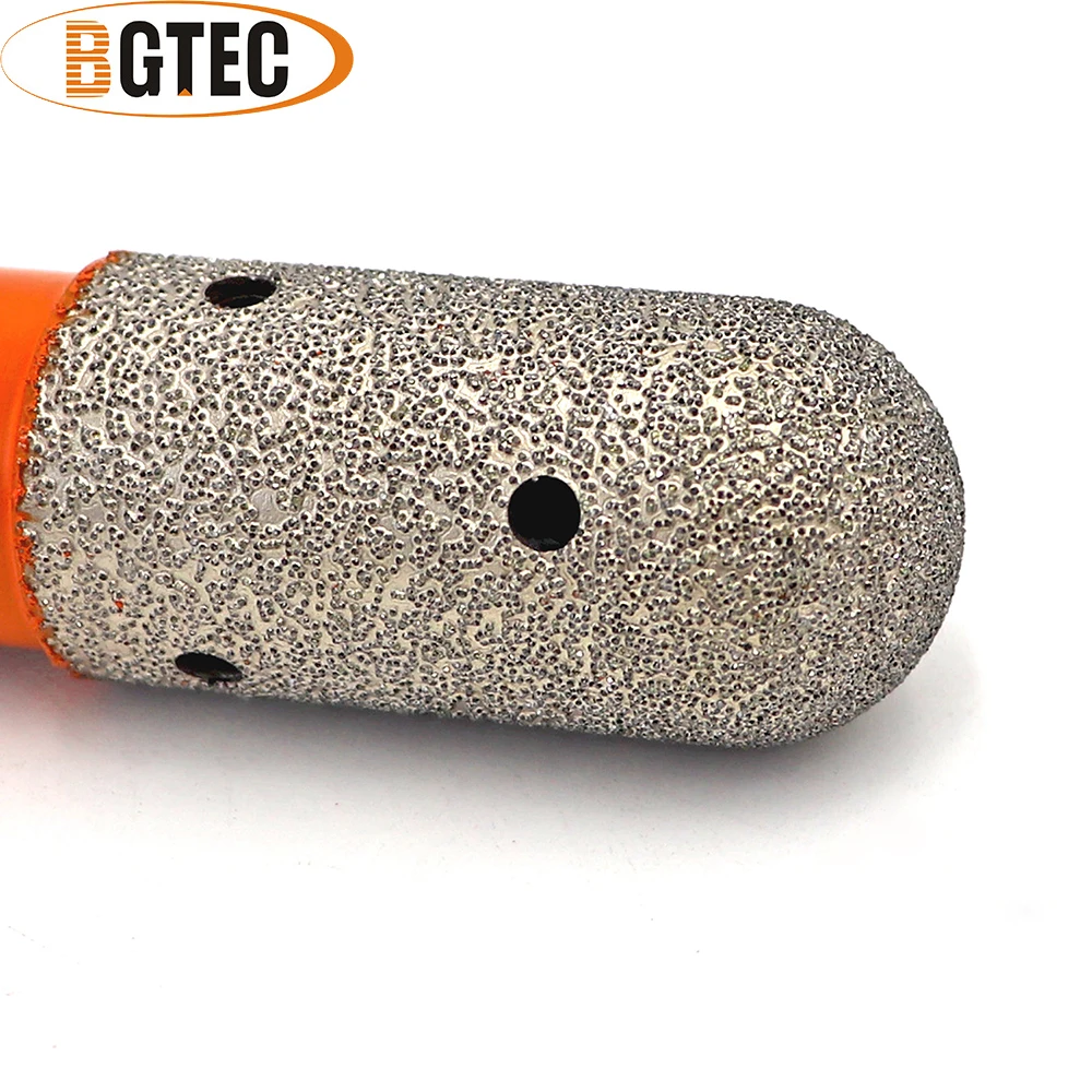 Вакуумные Паяные алмазные насадки BGTEC 1 шт. диаметр 10/15/20/25/30/35 мм резьба 5/8-11 или M14