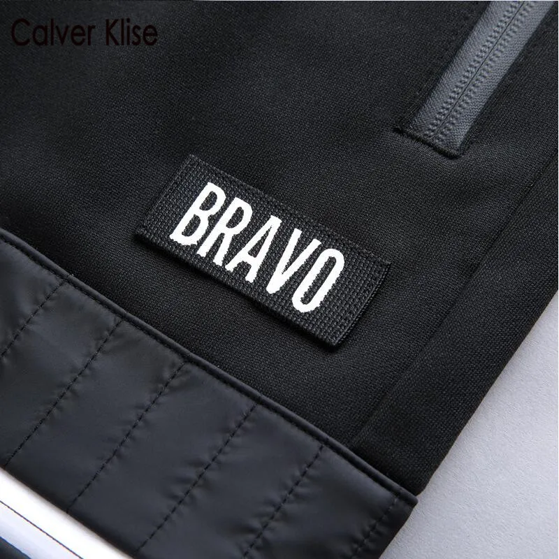 

Calver Klise Mens Patchwork Print Joggers Sweatpants Japanese Hip Hop Streetwear Harajuku Hipster Trousers Fashion Harem Pants