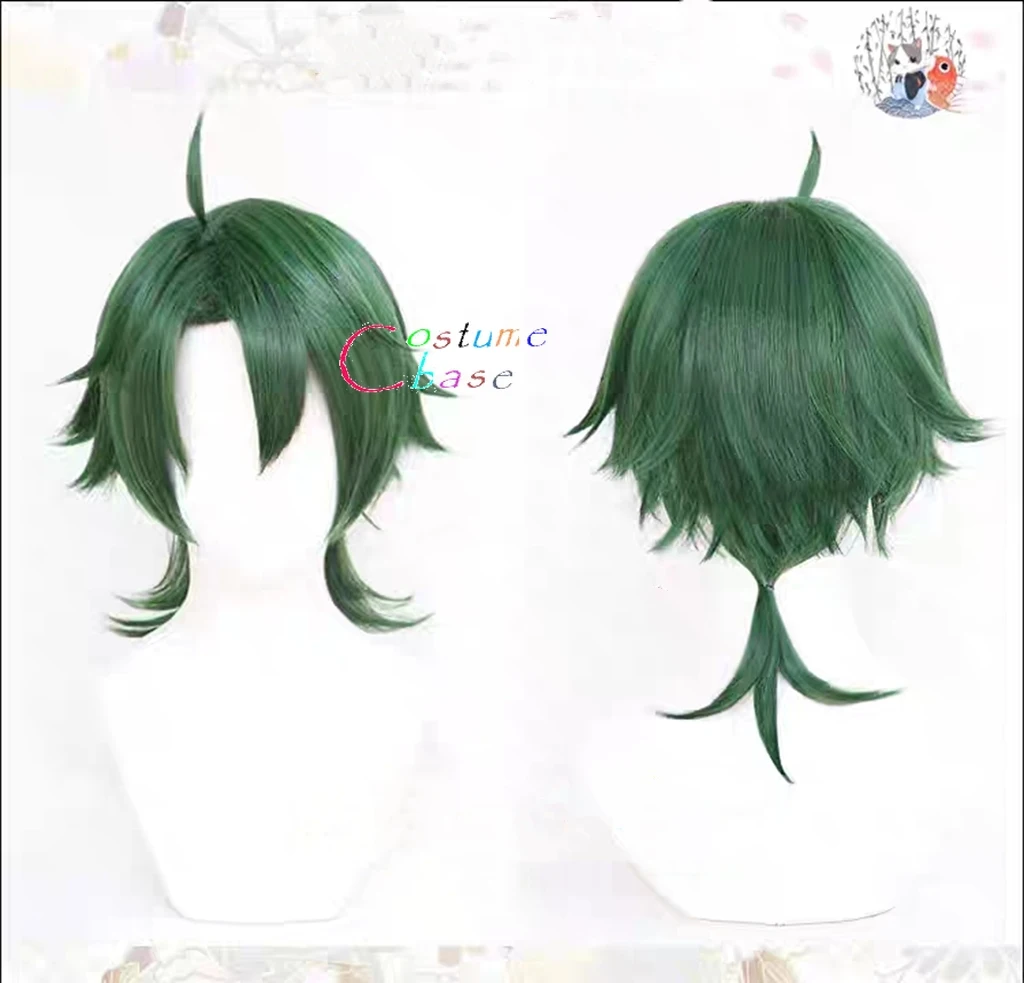 

Парик для косплея Джо из аниме SK8 The Infinity Joe, короткий зеленый парик SK, термостойкие волосы из волокна + бесплатная шапочка для парика