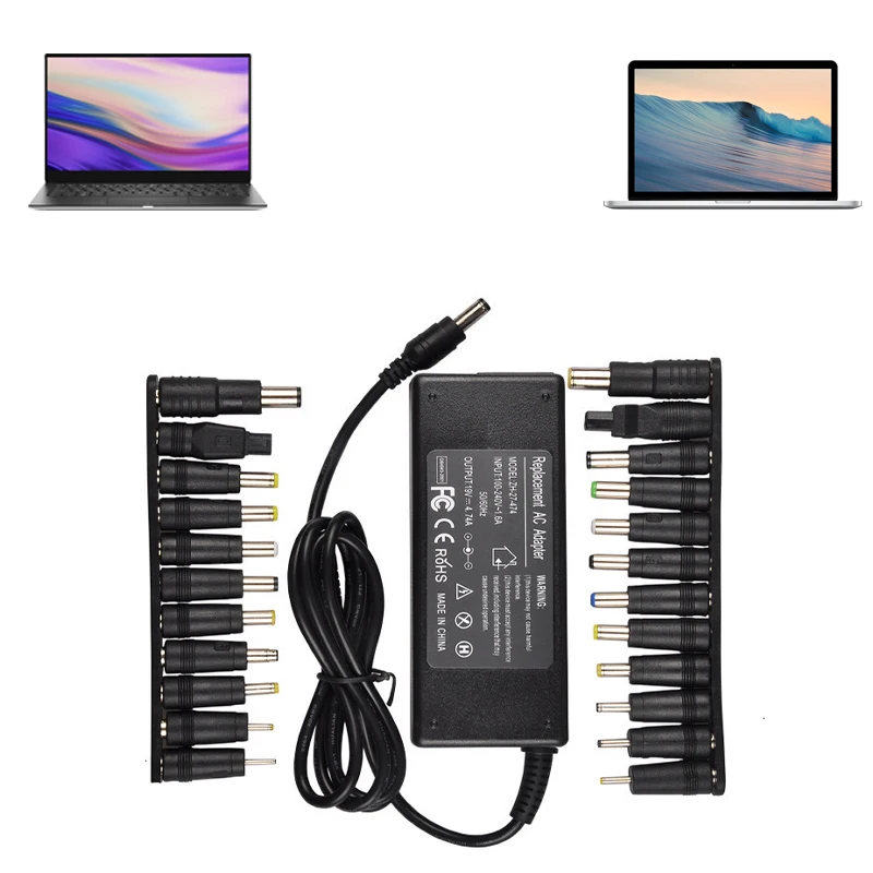 Универсальное зарядное устройство с адаптером питания 19 в а многофункциональное