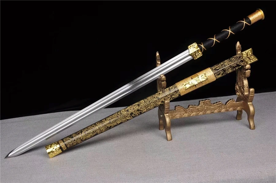 Ручная работа китайский KungFu Dao острый меч 1095 углеродистая сталь Han Tang Saber Jian|Мечи| |