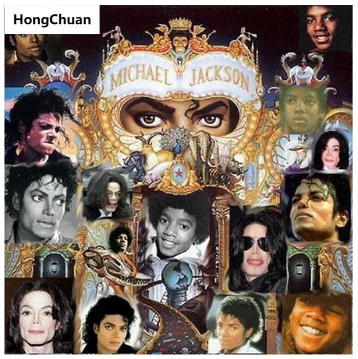 

5D DIY square/round diamond embroidery, Mike Jackson, diamond painting, mosaic cross stitch, home decoration, Christmas gifts