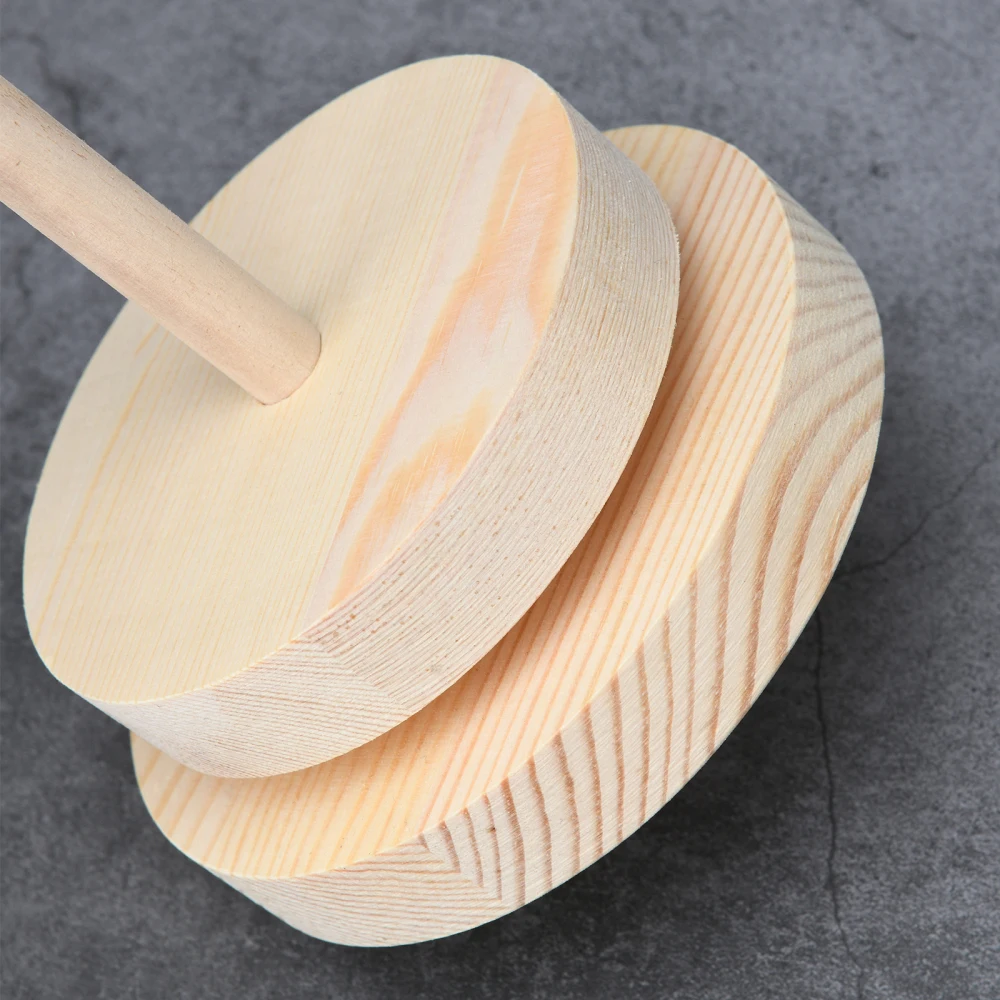 Деревянная пряжа для спиннинга держатель шпули бытовые портативные Твердые