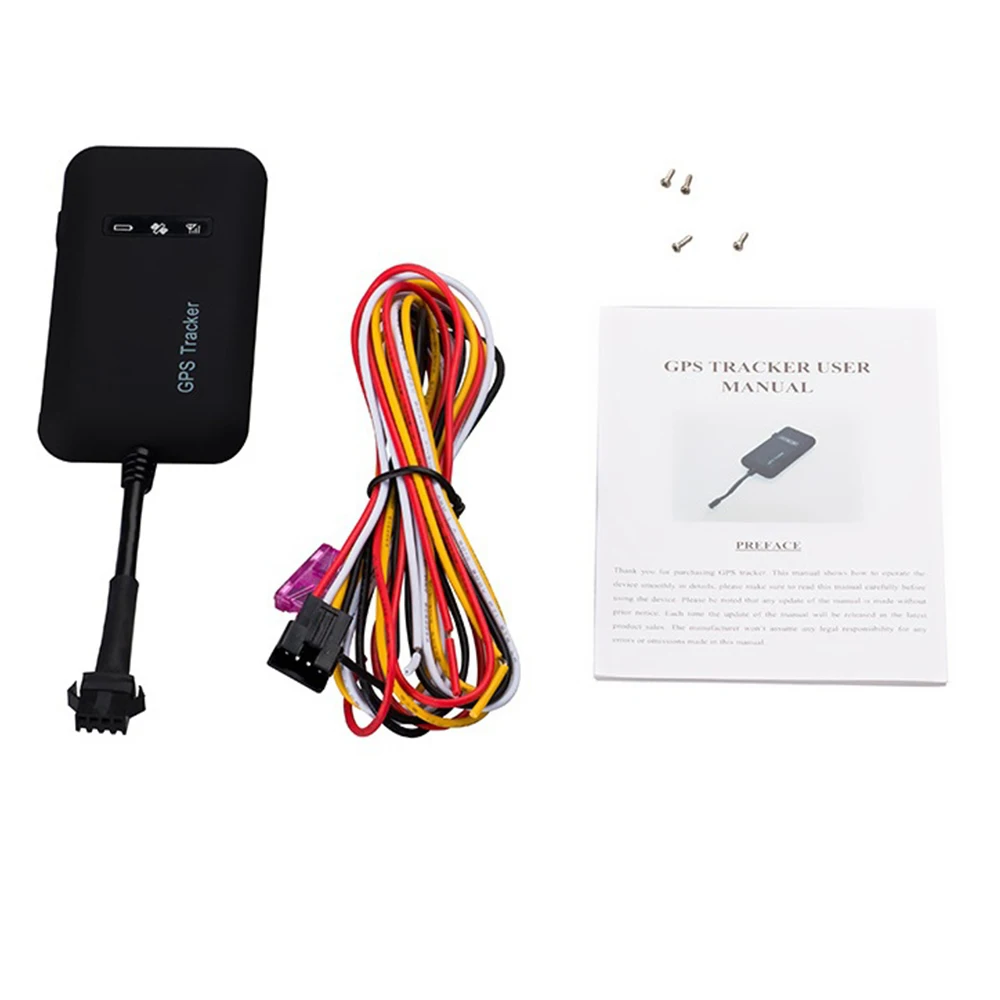 Автомобильный GPS трекер Vehemo мини локатор с 4 контактами GPRS GSM сигнализация