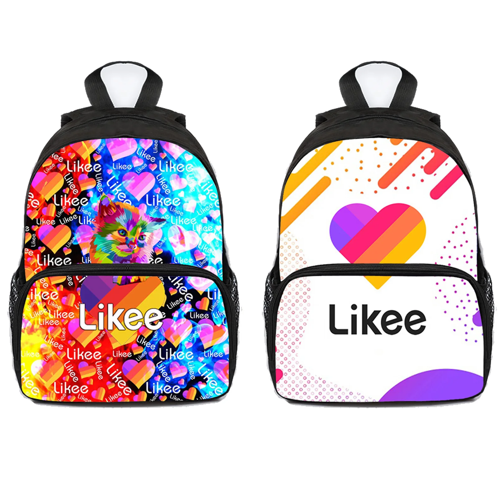 Likee школьный ранец с 3D принтом рюкзак App детская школьная сумка на молнии детский