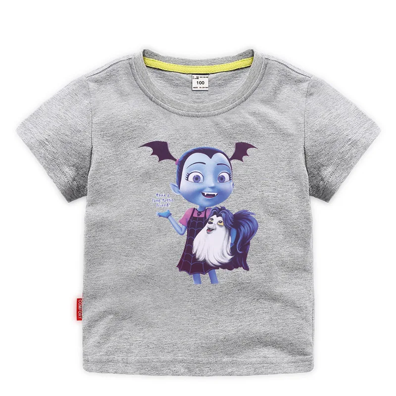 

vampirina Children's short sleeve t-shirt cotton t-shirts boy kid boys and girls tops shirts children's Tshirt summer Tshirts