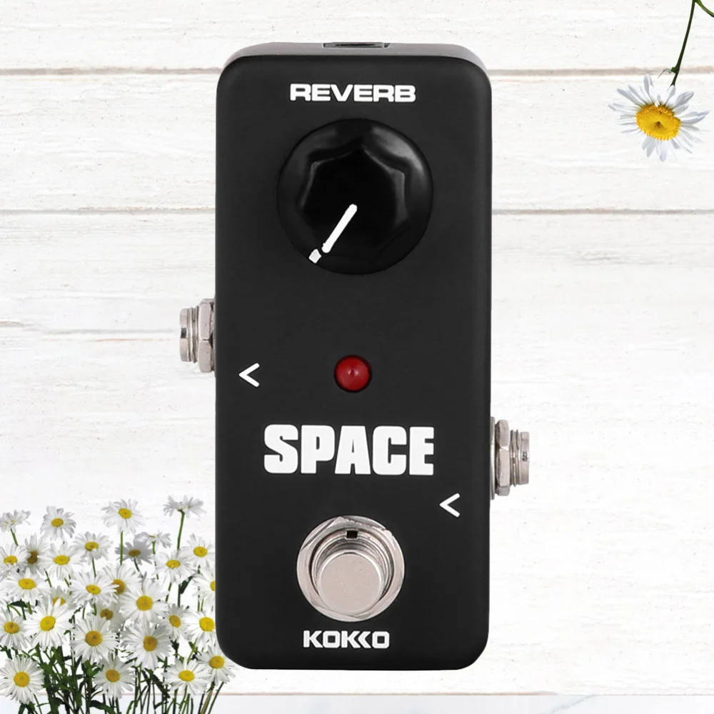 

Mini SPACE Reverb Guitar Effect Pedal True Bypass Guitar Effects Pedal Stompbox Guitar Parts Accessories (Black)