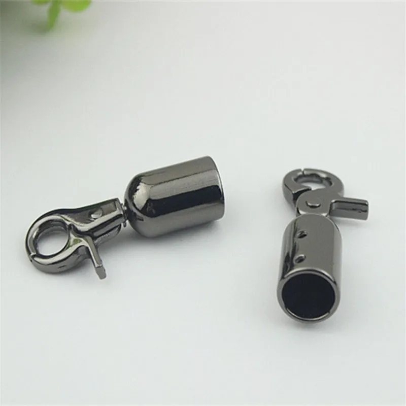 20pcs Metal Bag Buckle Bag Chain Hanger Hook Buckles Handbag Straps Stopper Cord Cap Clasp DIY Leather Handbag Hardware