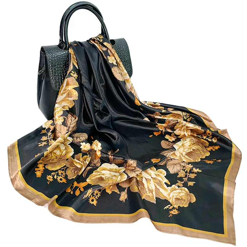 

Mulberry Scarf Women Silk Scarf Luxury Shawl Scarves Beach Cover-ups Bandana Hijabs Bufand de seda Foulard en soie solar playa