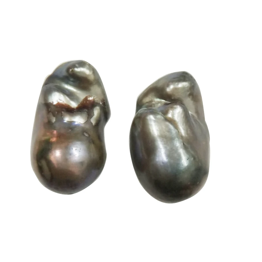 Высококачественные серьги в паре 2 шт./лот жемчужные бусы кеши барочный жемчуг 100%